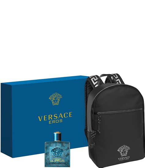 Versace backpack and cologne men